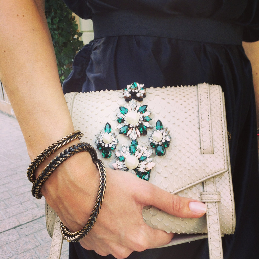Shourouk Python Jumbo Bag