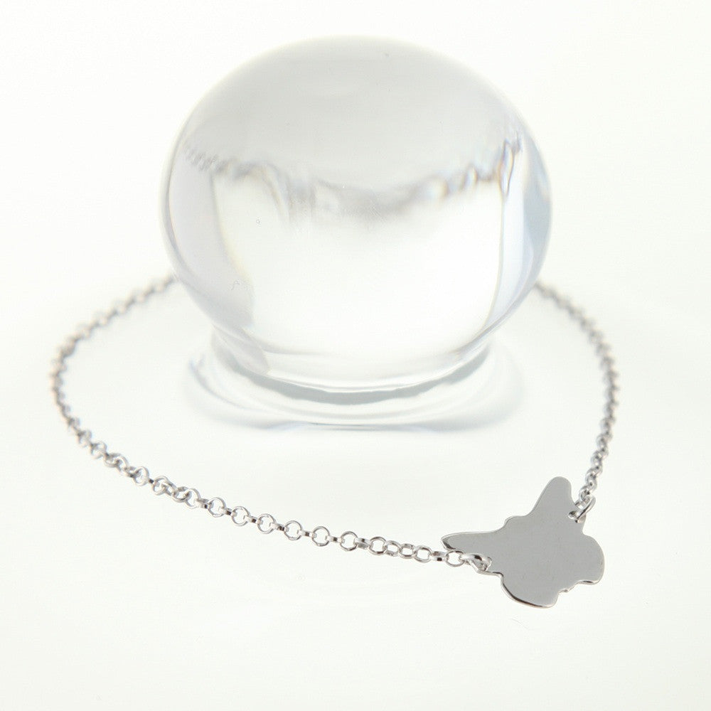 Borboleta Silver Butterfly Bracelet